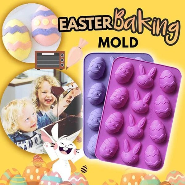 Aurora Bake | Easter Baking Mold | One Cavity 23x15x2 cm | 23x15x2 cm | Easy Easter Desserts -