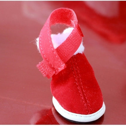 Pet christmas shoes