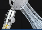 Internet Celebrity | Shower Head | Twin Turbo | Powerful Pressure | Blue | Multiple Modes -