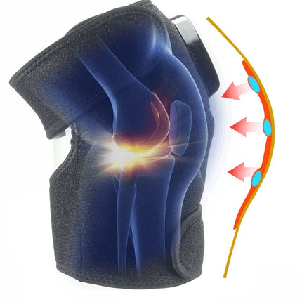 Electric Infrared Heating Knee Massager Wrap Elbow Joint Support Vibration Therapy Physiotherapy Machine Pain Relief Massageador