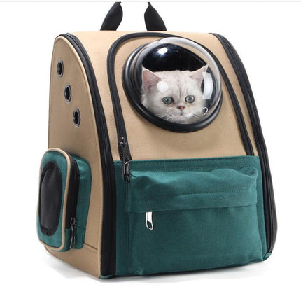 Cat Dog Out Door Portable Backpack