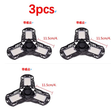 LuminaFlex | Deformable Garage Light | Adjustable Design | 60W 6000lm | Ultra Bright Wide Area Illumination -