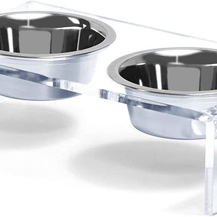 Acrylic Dogs And Cats Pet Feeder Small Cat Dog Feeding Rack