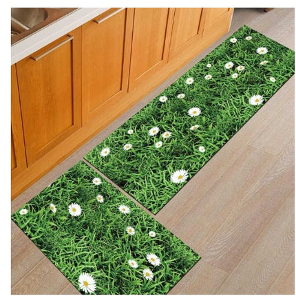 Floor mats, non-slip, oil-proof, household machine washable door mats, bathroom, bathroom, bedside rugs