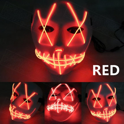 Halloween Led Glowing Full Face Mask