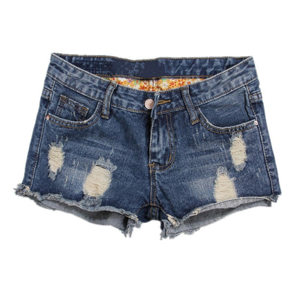 Torn Denim Shorts For Women