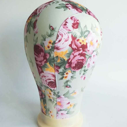 Canvas head mold for finishing wig shape
