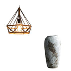 Chandelier and C vase