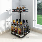 Twolayer square spice rack