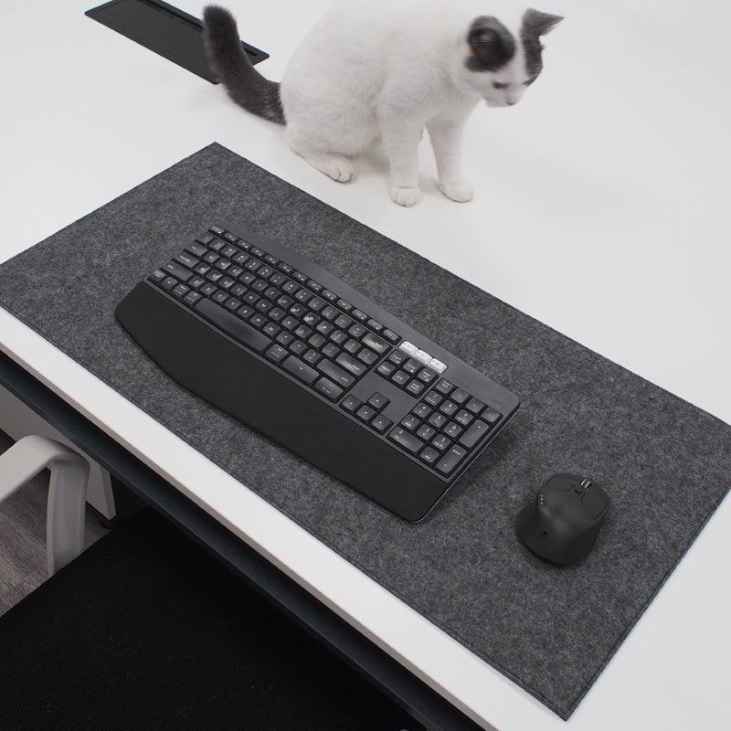 FeltGuard | Desk Pad | Non Slip Surface | 3 mm Thick Wool Felt | Protects Desk Surfaces and Keeps Workspace Sleek -