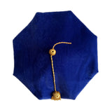 EduCap | Graduation Cap | Velvet Flat Top | Classic Graduation Look | One Size | Soft Velvet Comfort -