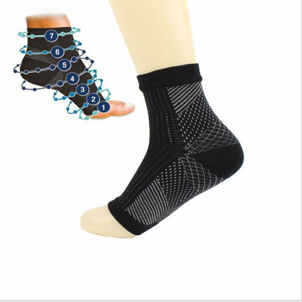 Yoga Ankle Support Sports Socks Fitness Sprain Protection Pressure Elastic Nylon Foot Cover