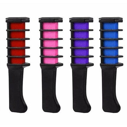 Temporary Mini Disposable Crayons Hair Color Dyeing Mascara Dye Chalk Box With Brush