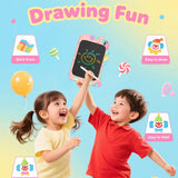 MiniLearn | Lcd Writing Tablet | 8 Point 5 Inch Color Screen | Erasable Doodle Pad | Unicorn Theme | Eye Safe Lcd Tech -