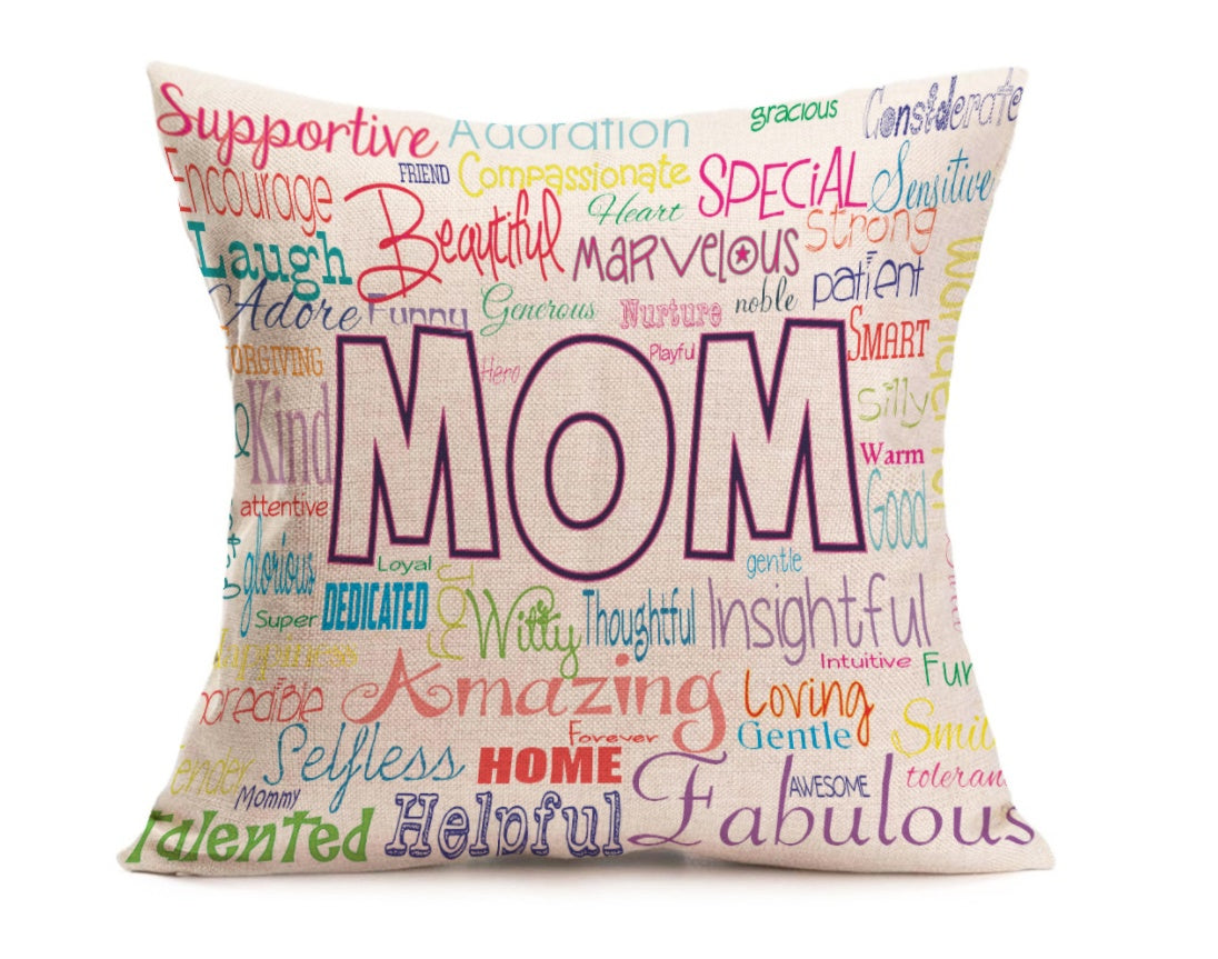 CozyMama | Pillow | FlannelCover | VelvetLining | 430mm Square | Comfortable Gift For Mother's Day -