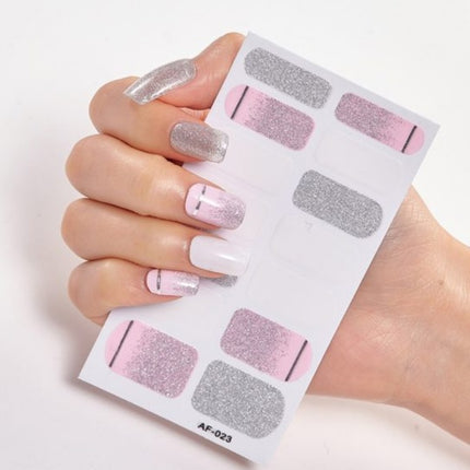Nail Stickers, Nail Polish Glue, Full Nail Stickers