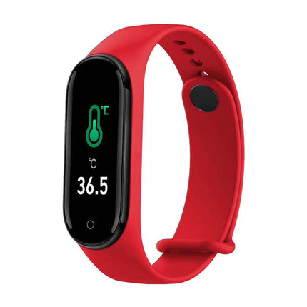 Temperature measuring smart watch