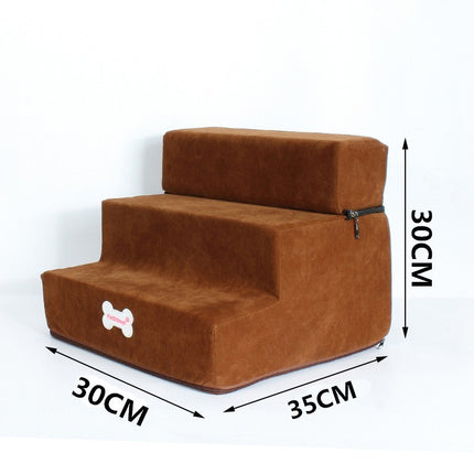 Pet Stairs Steps Cat And Dog Climb Stairs 3 Stairs Pet Bed Stairs