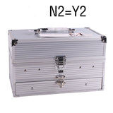 GlamPro | Eyeshadow Kit | Two-Layer 94-Color | Vibrant Pigments | Earth Tones | Polished Finish -