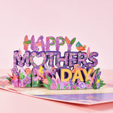 BloomCraft | 3D Pop-Up Card | Handcrafted 3D Bouquet | Reveals 3D Bloom | Mothers Day | Delights Mom With 3D Pop-Up -