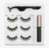 Magnetic False Eyelashes | Fashion Cotton Stem Lash Pair | Lightweight Chemical Fiber Lashes | Reusable Natural Look Magnetic Eyelash Set | Easy Wear & Comfortable Fit - Health & Beauty > Personal Care > Cosmetics > Makeup > Eye Makeup > False Eyelashes