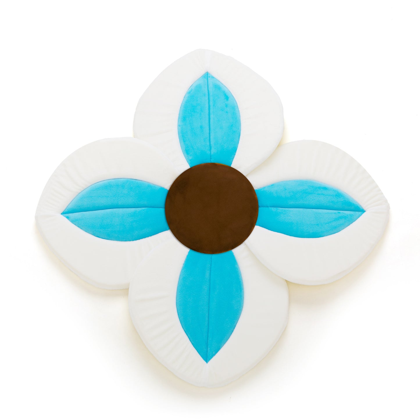 PetalNest | Foldable Baby Shower Mat | Petal Fold Design | Soft Cushioned Comfort | Pink 80 cm | Non-Slip Surface -