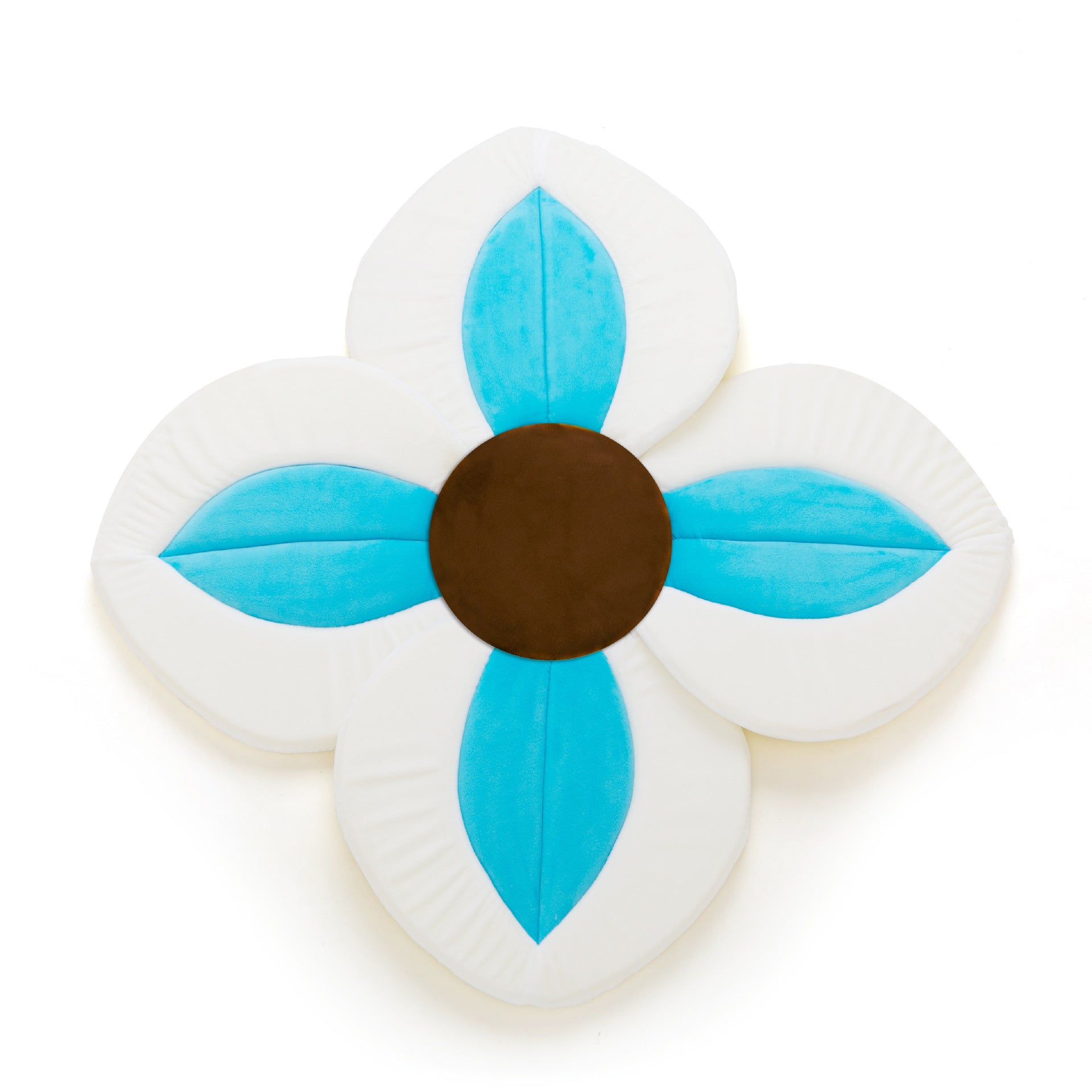 PetalNest | Foldable Baby Shower Mat | Petal Fold Design | Soft Cushioned Comfort | Pink 80 cm | Non-Slip Surface -