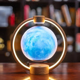 K1 | Moon Bluetooth Speaker | 3D Stereo | Ambient Glow | Star Sphere Base Wood 150mm | Immersive Bluetooth Sound -