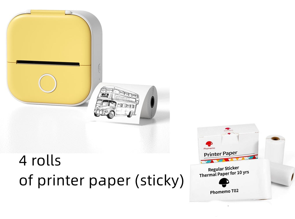 Phomemo | Mini Thermal Printer | Inkless Thermal Printing | Bluetooth Enabled | On The Go Labels And Photos -