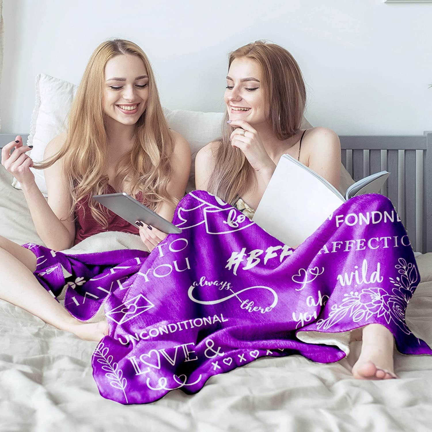 Best Friend | Flannel Blanket | Cozy Flannel | Gift Ready For Friends | Multiple Sizes | Perfect Gift For Best Friends -