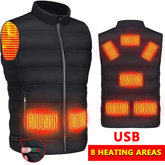 Intelligent Three-speed Temperature Control Electric Heating Vest Keeps The Whole Body Warm