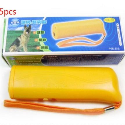3-in-1 Anti Barking Dog Training Device Ultrasonic Dog Training Repeller  LED Flashlight