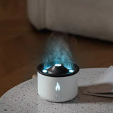 New Creative | Ultrasonic Humidifier | Volcano Flame | Aromatherapy For Sleep | Auto Shutoff -