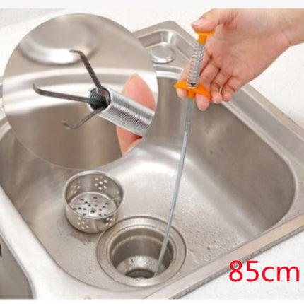 60CM Sewer Dredger Spring Pipe Dredging Tool Household Hair Cleaner Drain Clog Remover Cleaning Tools Household For Kitchen Sink Kitchen Gadgets