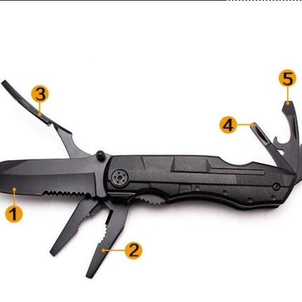 Cross-border special multi-purpose knife clamp portable folding tool pliers outdoor travel multi-function pliers gift pliers custom