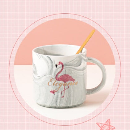 Practical Souvenirs | Graduation Gift Set | Marbled Cup With Gold Spoon | Ideal Graduation Gift | Doll Gift Box -