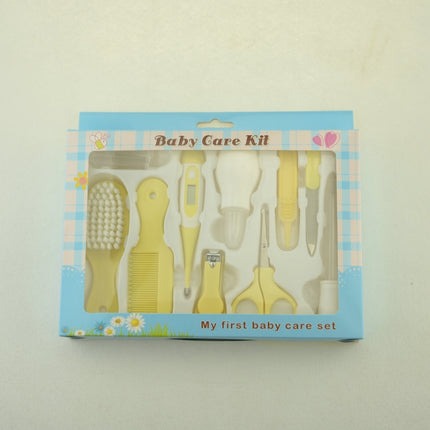 Maternal and Infant Thermometer Feeding Nasal Nasal Care 10 Piece Set Baby Manicure Clamp Nail Clipper Set
