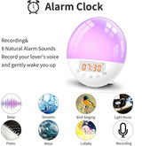SmartWake | Alarm Clock With Wake Up Light | WiFi Voice Control | Sunrise Wake Up Light | Gentle Natural Wake Up -
