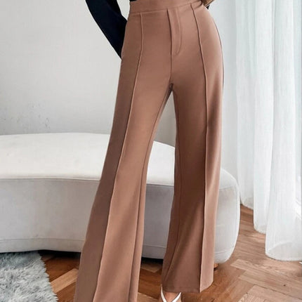 Loose Straight Pants Women High Waist Casual Trousers