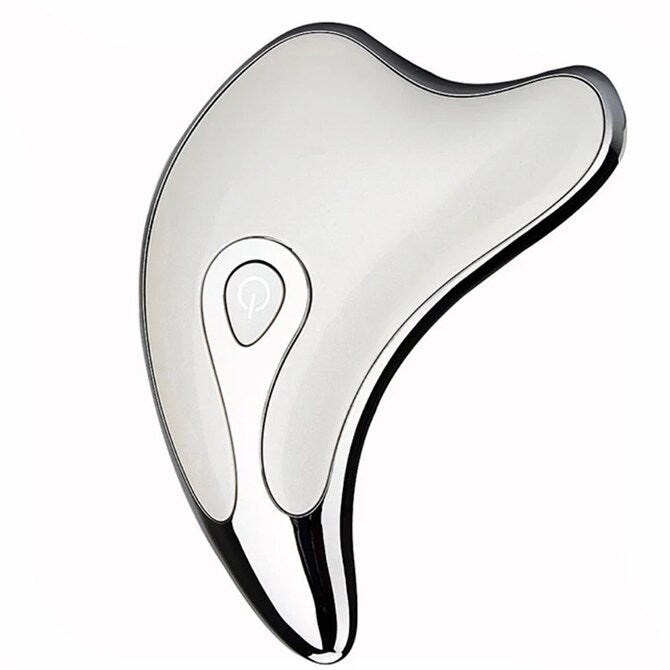 Electric Gua Sha Scraper | LED Light Microcurrent Facial Massager | Natural Buffalo Horn Face Lifting & Slimming Tool | Skin Rejuvenation & Lymphatic Drainage | Waterproof Body & Face Gouache Massage Device - Health & Beauty > Personal Care > Massage & Relaxation > Massagers > Manual Massage Tools