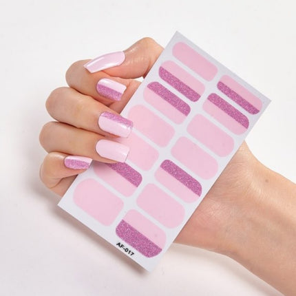 Nail Stickers, Nail Polish Glue, Full Nail Stickers