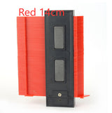 Radial | Contour Gauge | Irregular Contour Gauge | Abs Plastic Angle Ruler | 146x105x26mm | Fast Accurate Shape Copying -