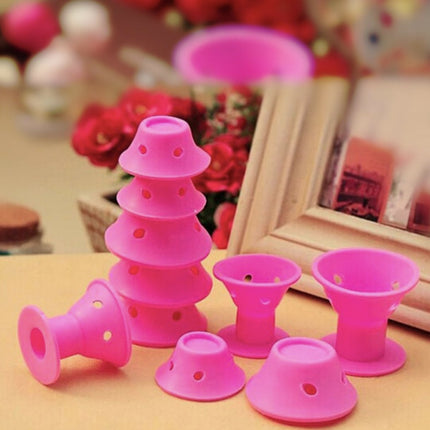Soft Rubber Magic Hair Care Rollers Silicone Hair Curlers No Heat Hair Styling Tool