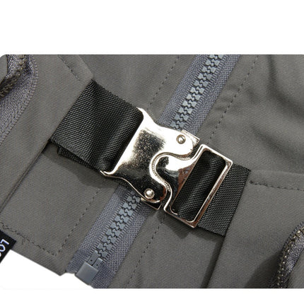 WLS Function Metal Zipper Buckle Vest