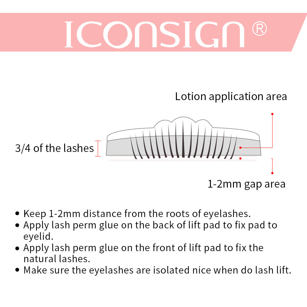 ICONSIGN Lash Lift Kit | Eyelash Perming & Curling Kit | Lash Lifting Set with Perm, Fixation, Nutrition & Cleanser Lotions | Silicone Pads, Glue & Tools | Long-Lasting Curl 2–3 Months | Salon & Home Use - Health & Beauty > Personal Care > Cosmetics > Cosmetic Tools > Makeup Tools > Eyelash Curlers