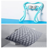 6-Roller Cervical Neck Massager | Manual Six-Wheel Deep Tissue Roller | Ergonomic Swan-Shaped Massage Tool | Relieves Neck, Shoulder, Back & Leg Tension | Adjustable Pressure | Includes Natural Crystal Jade Scraping Board - Health & Beauty > Personal Care > Massage & Relaxation > Massagers > Manual Massage Tools