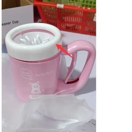 Pet Cat Dog Foot Clean Cup Cleaning Tool Silicone Washing Brush Paw Washer
