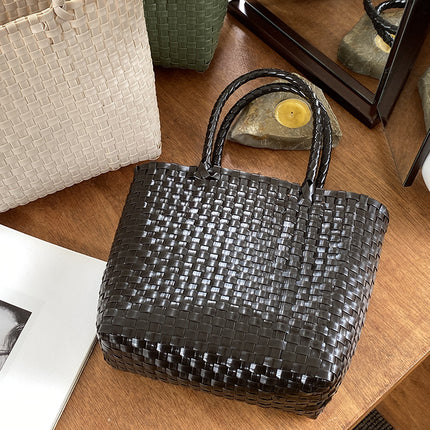 Holiday Shoulder Tote Hand-woven Bag