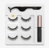 Magnetic False Eyelashes | Fashion Cotton Stem Lash Pair | Lightweight Chemical Fiber Lashes | Reusable Natural Look Magnetic Eyelash Set | Easy Wear & Comfortable Fit - Health & Beauty > Personal Care > Cosmetics > Makeup > Eye Makeup > False Eyelashes