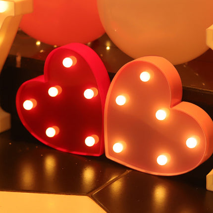 Luminous LED Letter Number Night Light English Alphabet Number Battery Lamp Romantic Wedding Christmas Party Decoration